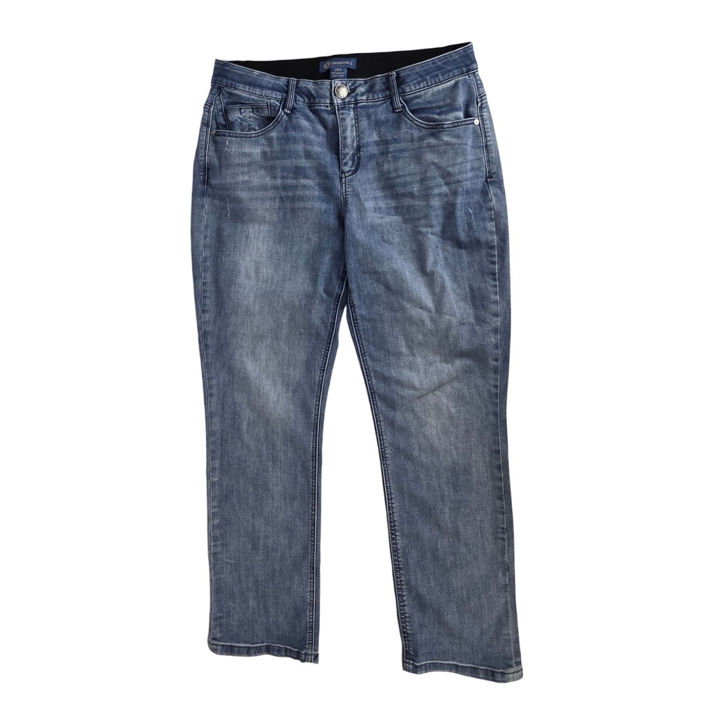 Democracy Ab solution Blue Straight Leg Jeans  Womens 18W Medium Wash W8P184OK